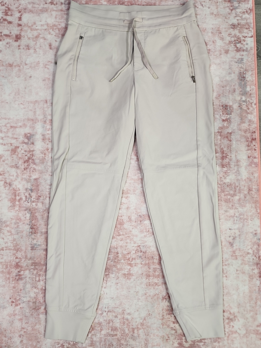 Athleta Light Beige Men's Jogger Pants with Drawstring